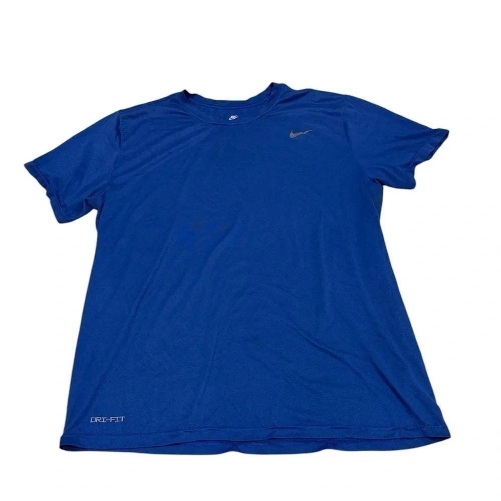 Nike Men's Dri-Fit T-Shirt Royal Blue Size XL